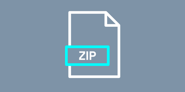 icon for a zipped file